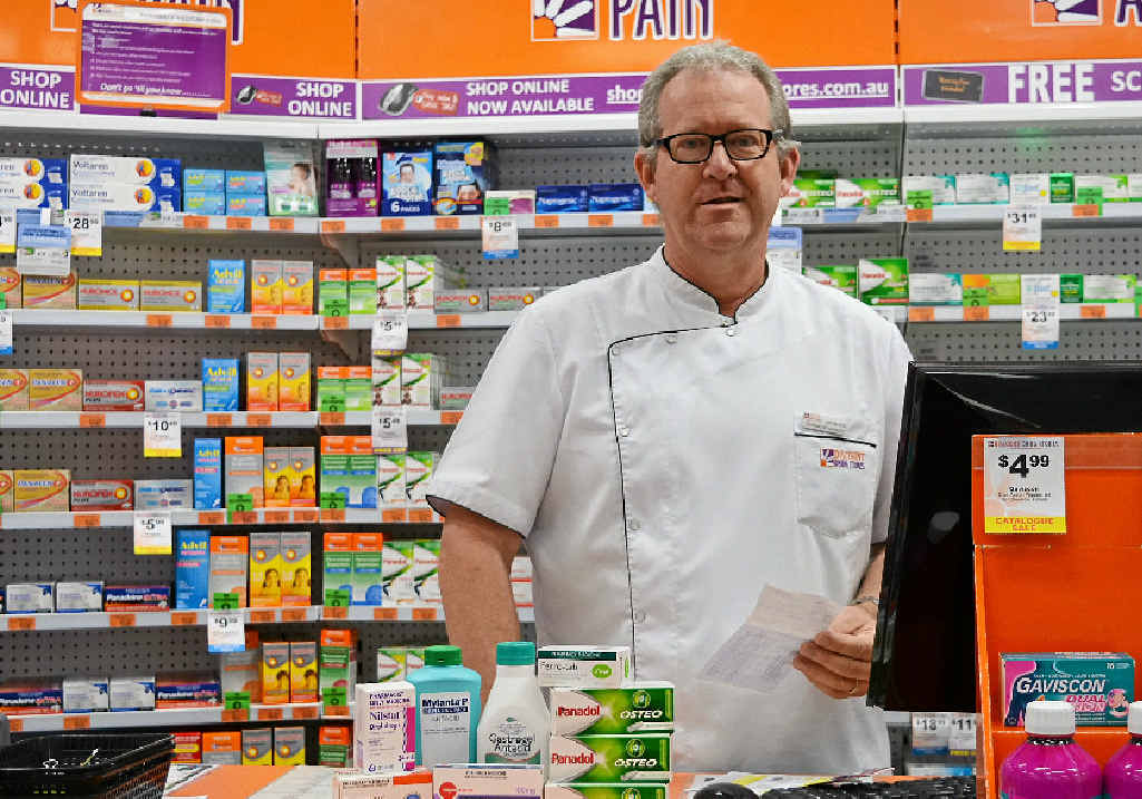 HERE TO HELP: Pharmacist manager Les Black is happy to help customers make the best decision for their family. HERE TO HELP: Pharmacist manager Les Black is happy to help customers make the best decision for their family.